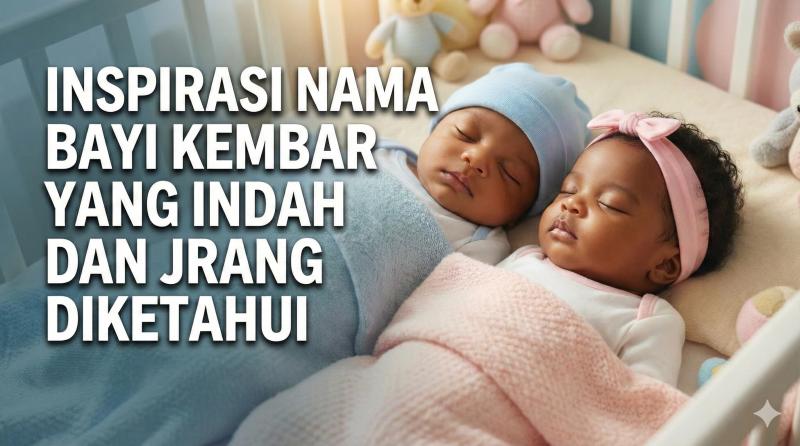 Inspirasi Nama Bayi Kembar Sepasang (Laki-laki & Perempuan) yang Indah dan Bermakna