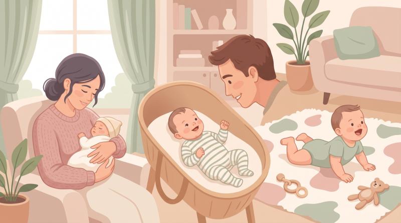 Momen Momen Penting di Bulan Bulan Pertama Kehidupan Bayi